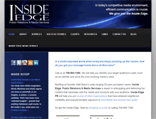 Tablet Screenshot of insideedgepr.com